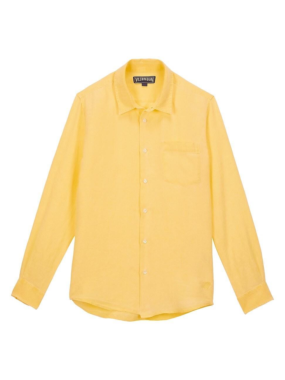 Mens Caroubis Linen Shirt Product Image