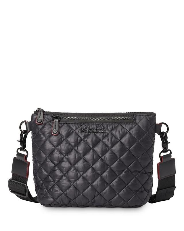 Womens Small Metro Scout Quilted Nylon Crossbody Bag - Black Oxford Product Image