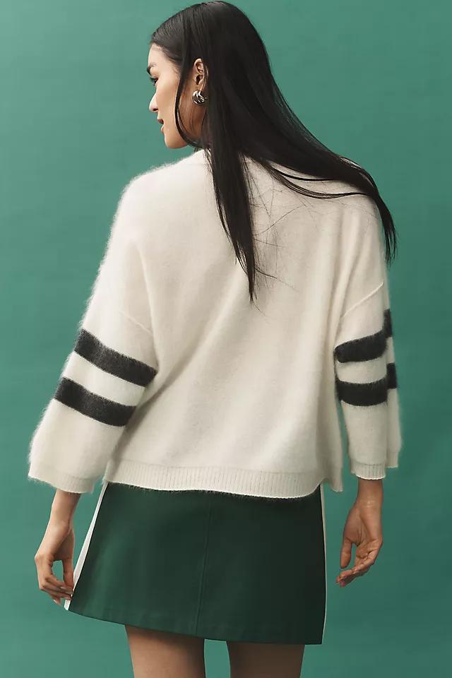 Pilcro Brushed Cashmere Boxy Cropped Sweater Product Image