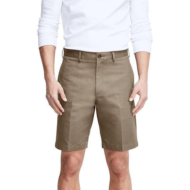 Mens Lands End Classic-Fit 9-inch No-Iron Chino Shorts Product Image