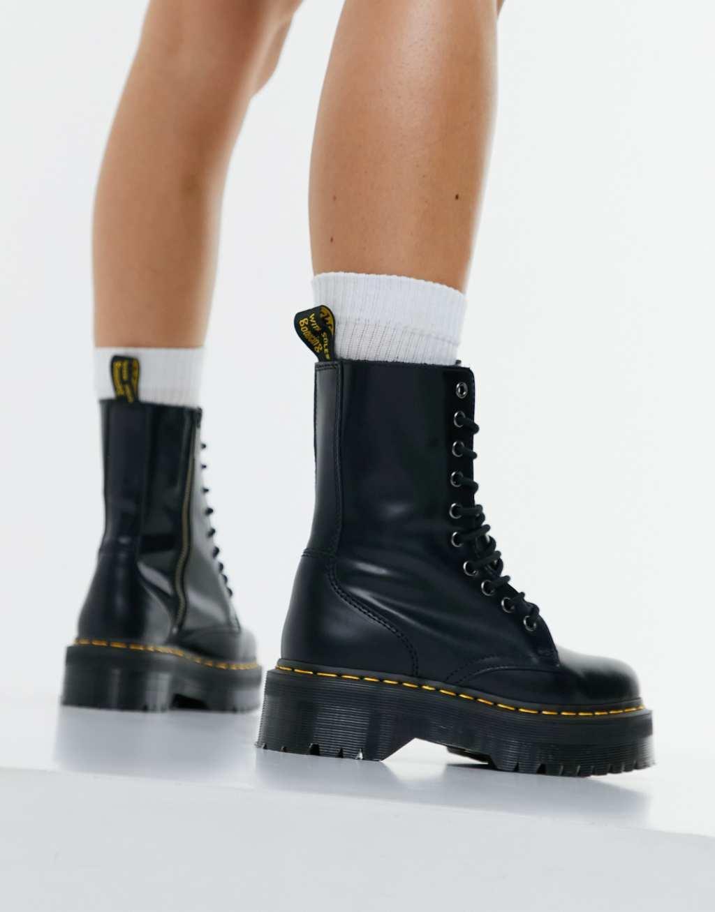 Dr Martens Jadon Hi boots in black Product Image