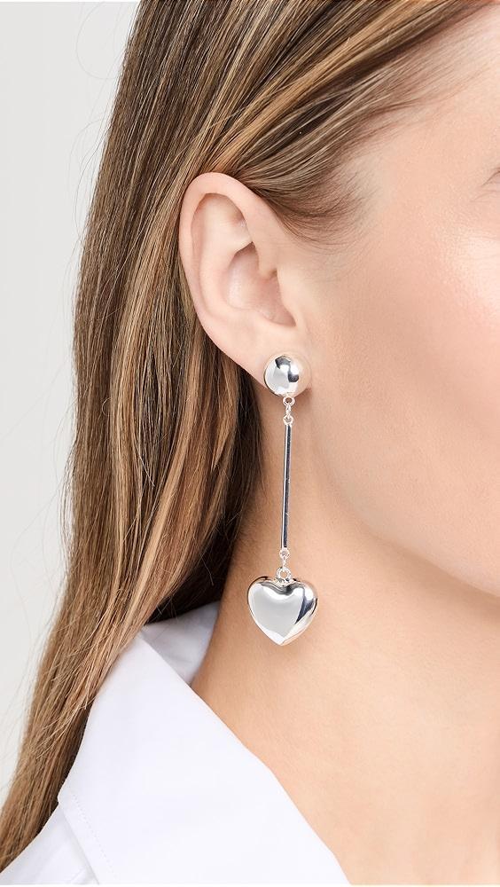 SHASHI Heart Bar Drop Earrings | Shopbop Product Image