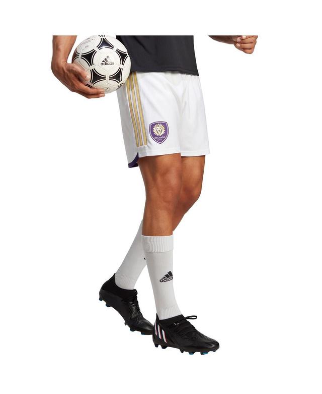 Mens adidas White Orlando City Sc Aeroready Authentic Shorts Product Image