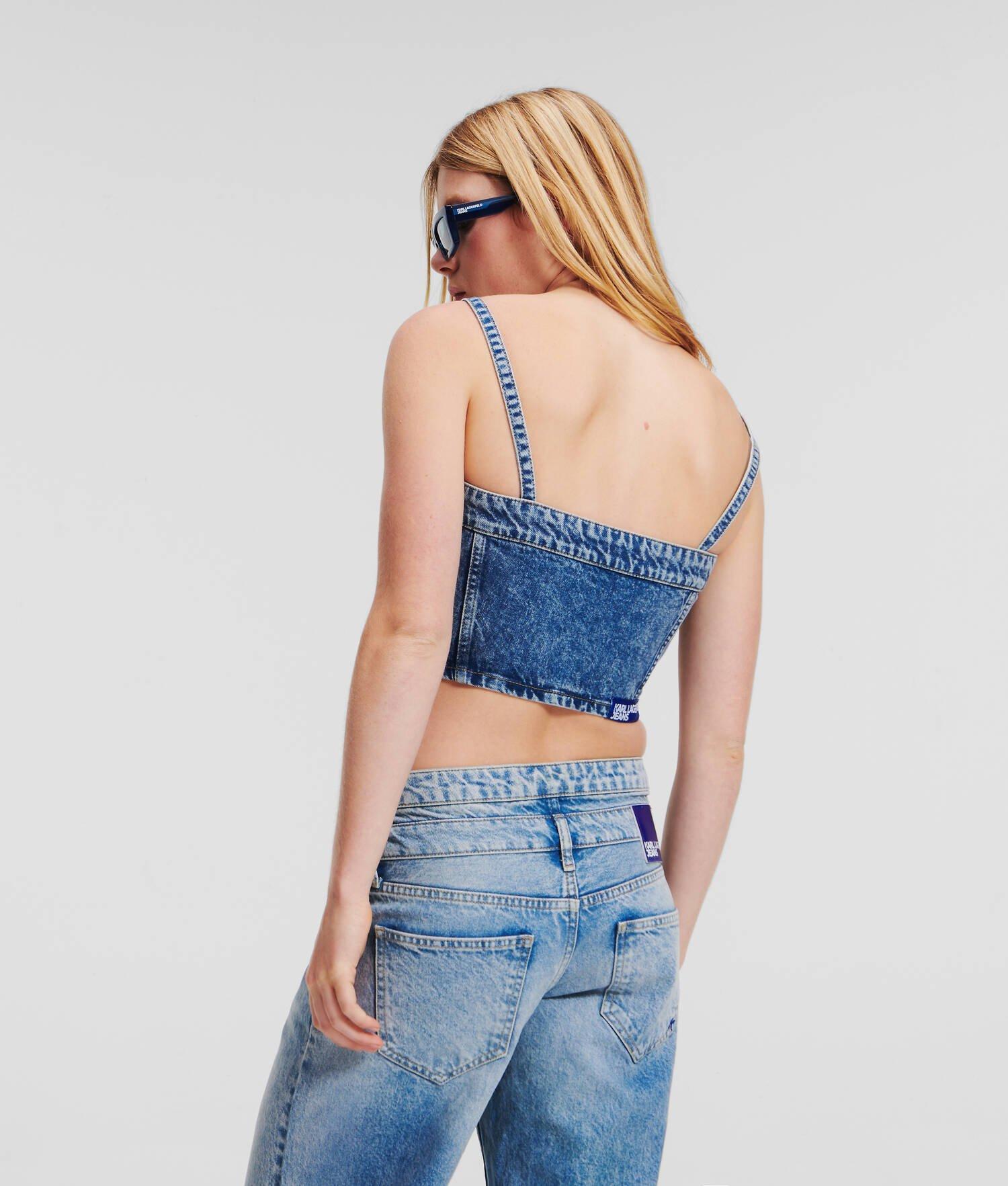 KLJ DENIM BANDEAU TOP Product Image