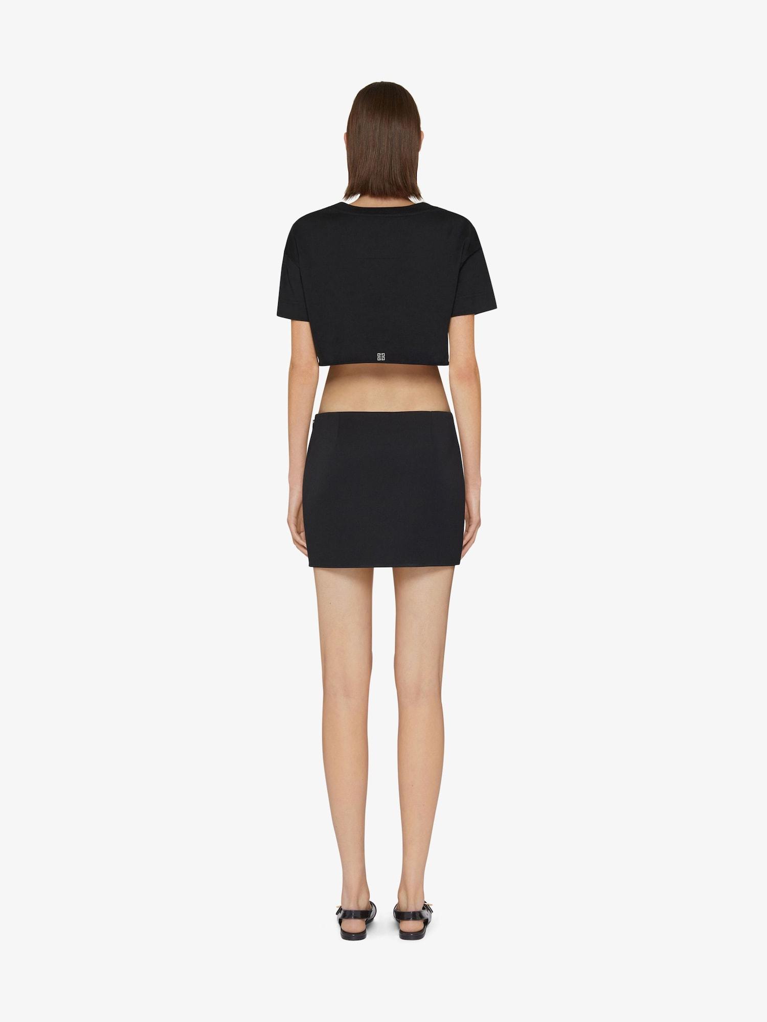 GIVENCHY Archetype cropped t-shirt in cotton Product Image