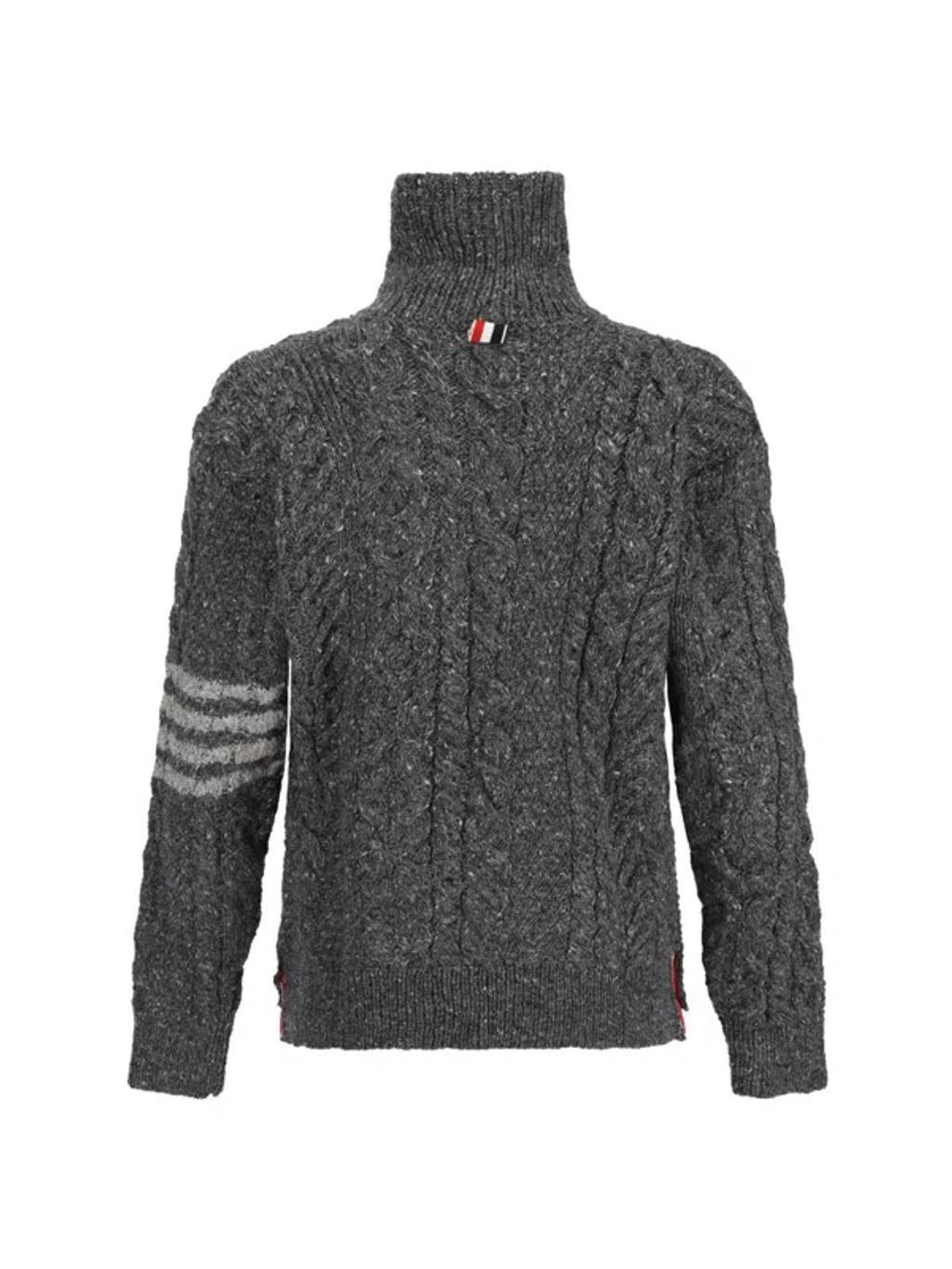 THOM BROWNE Cardigan In Grey Product Image