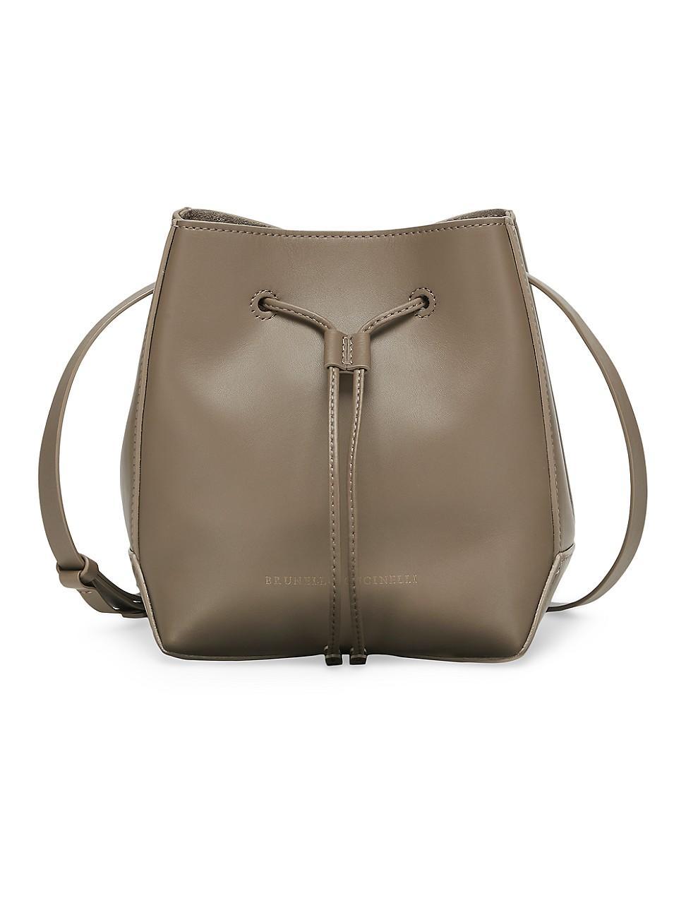 Womens Calfskin Bucket Bag with Monili Product Image