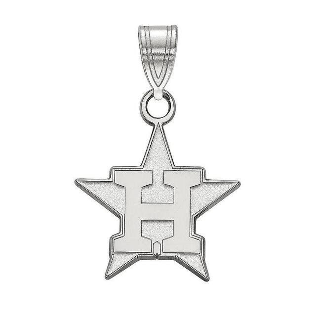 LogoArt 14K Gold Houston Astros Pendant, Womens 14k White Gold Product Image