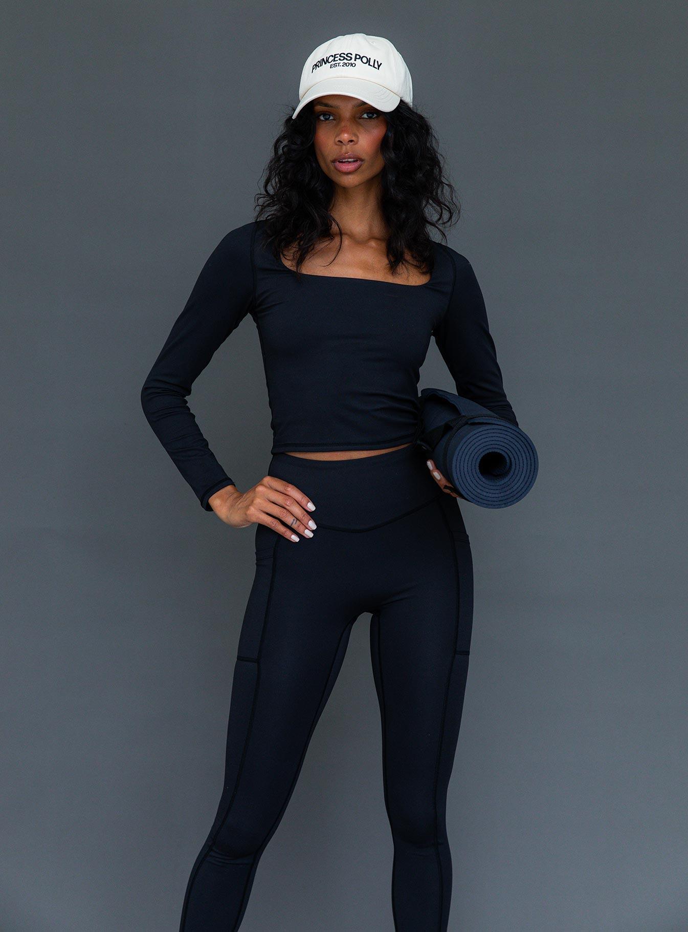 Thriving Activewear Top Black Product Image