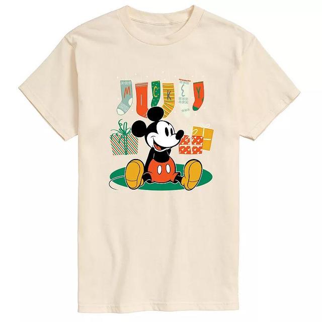 Disneys Mickey Mouse Mens Stocking Graphic Tee Product Image