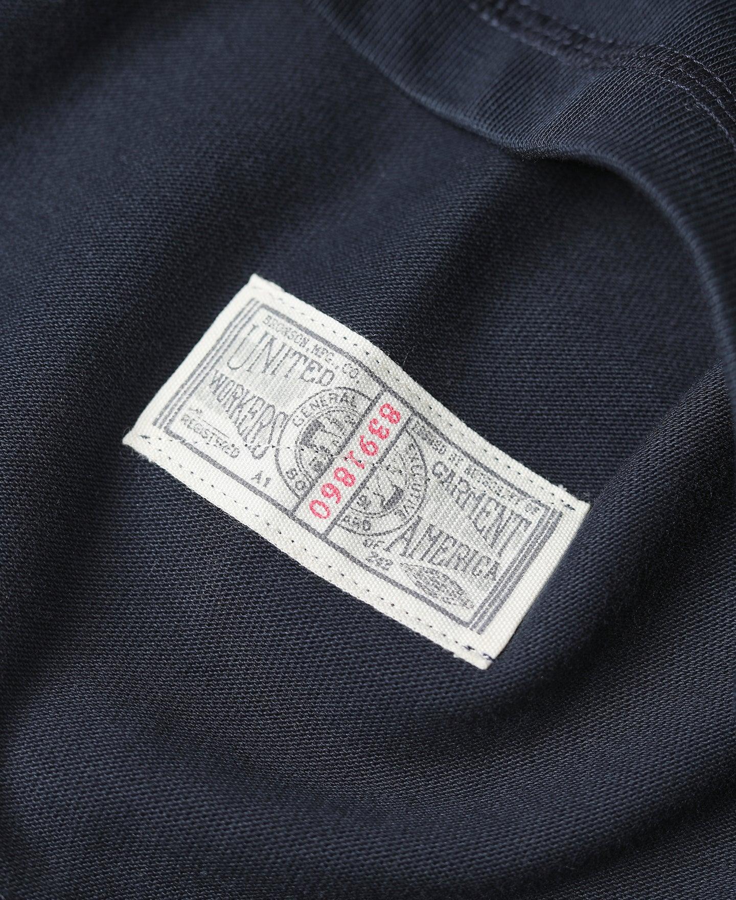 Vintage Long Sleeve Henley Shirt - Navy Product Image