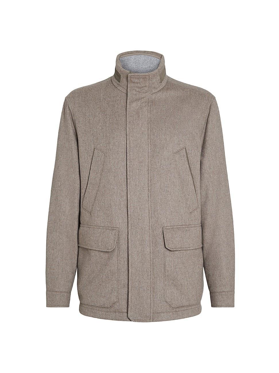 Mens Oasi Cashmere Elements Car Coat Product Image