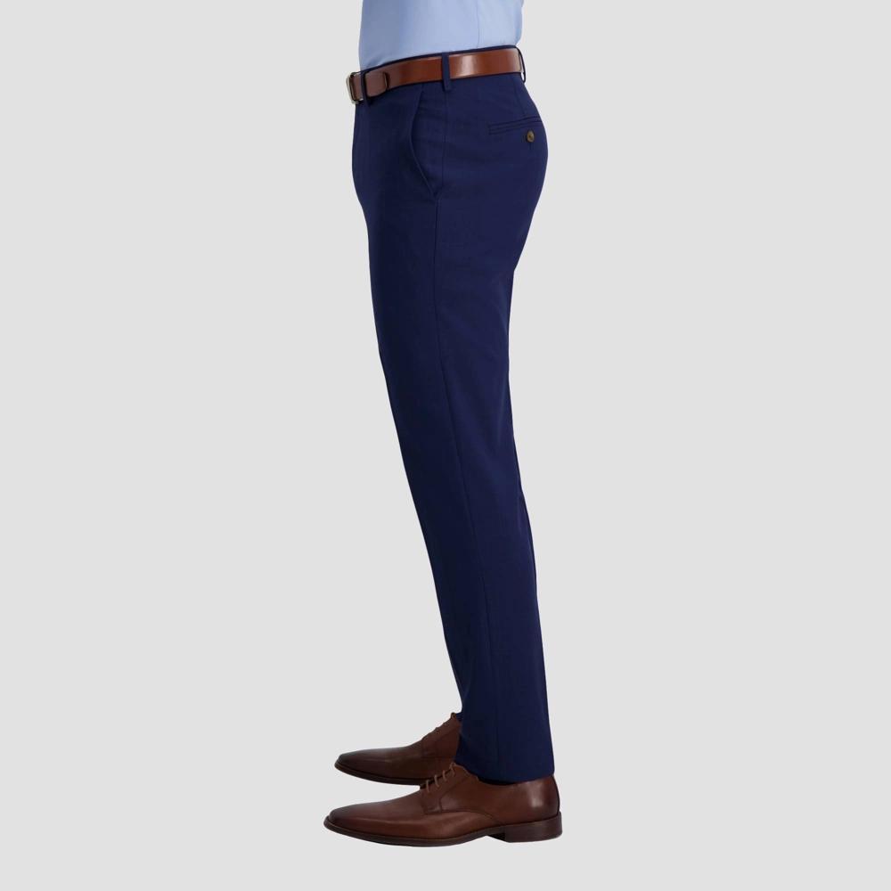 Haggar H26 Men's Premium Stretch Slim Fit Dress Pants - Midnight Blue 36x32 Product Image