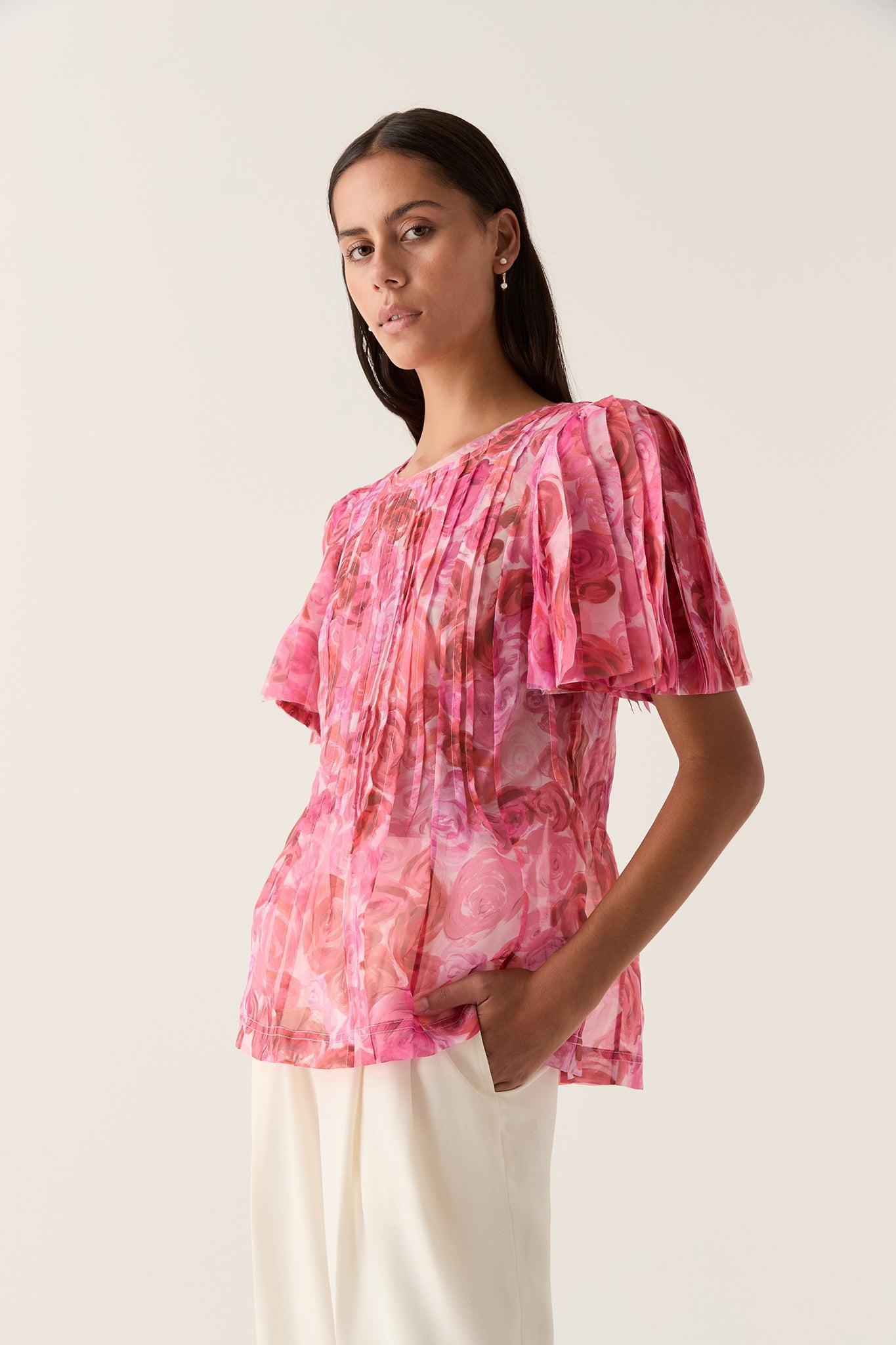 Stella Linear Ruffle Top Product Image