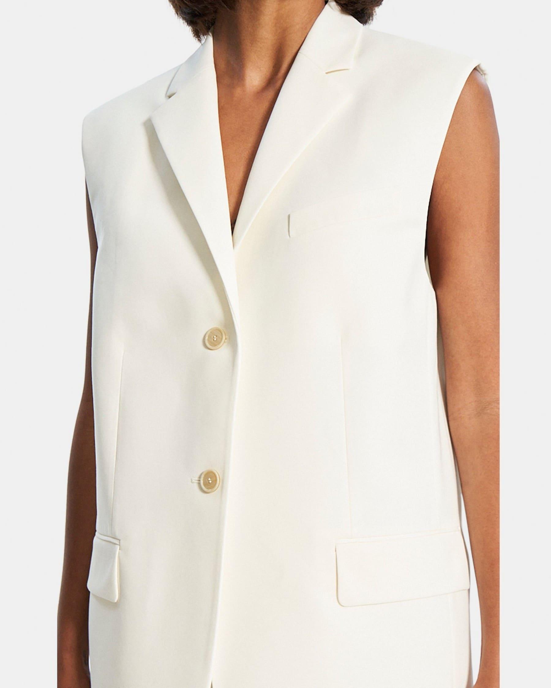 Oversized Vest in Cotton Product Image