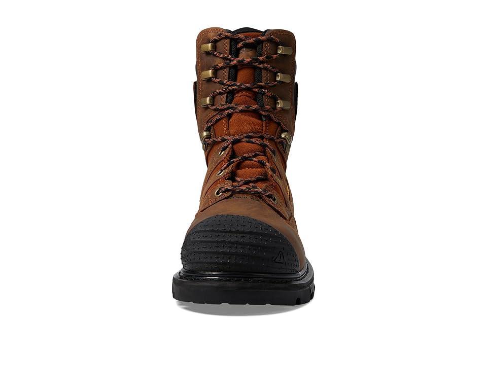 KEEN Utility Camden 8 Waterproof (Leather /Black) Men's Work Boots Product Image