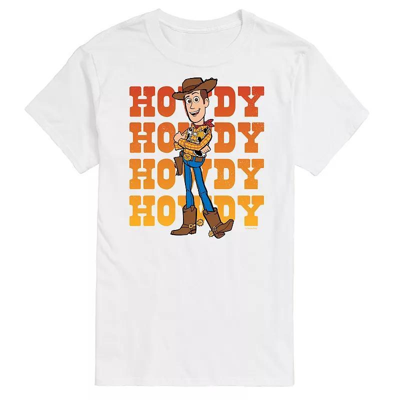 Disney / Pixars Toy Story Big & Tall Woody Howdy Graphic Tee, Mens Blue Product Image