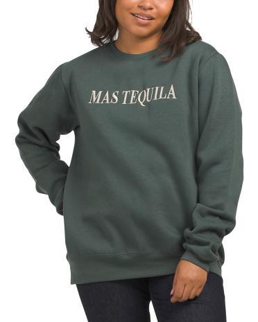 Dirty Martini Cocktail And Social Club Embroidered Sweatshirt for Women | Polyester/Cotton Product Image