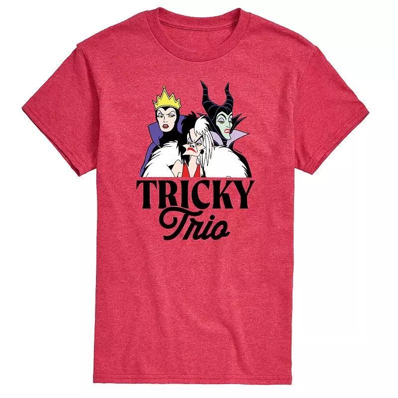 Disneys Villians Big & Tall Tricky Trio Graphic Tee, Mens Product Image