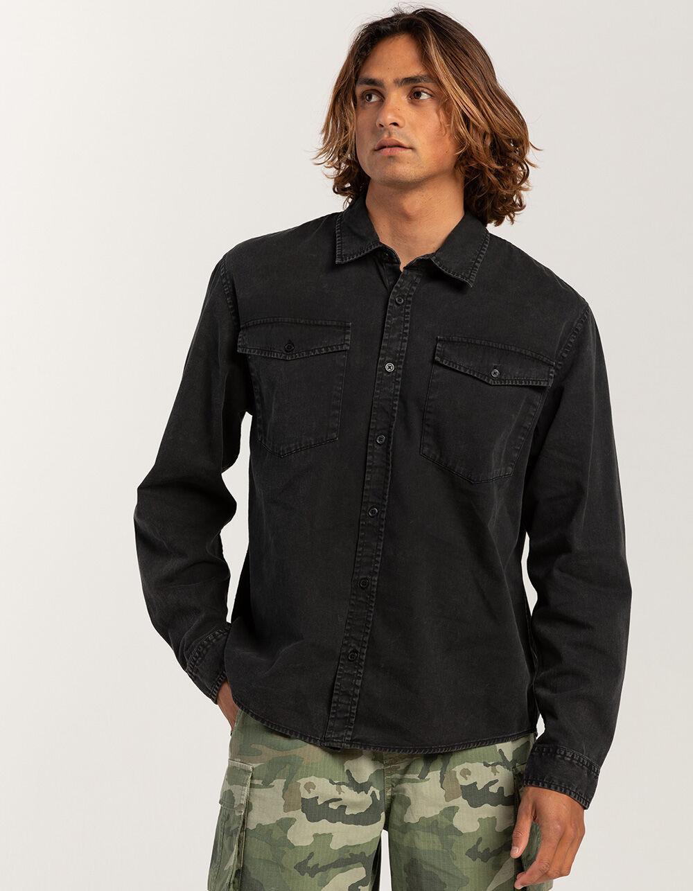 RSQ Mens Washed Twill Shirt Product Image