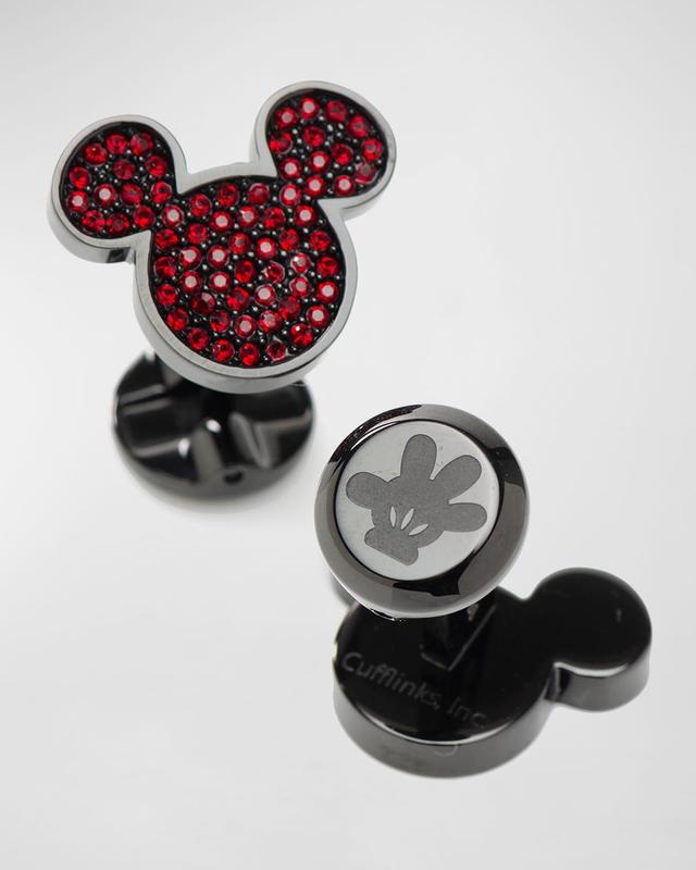 Mens Mickey Mouse Crystal Cufflinks Product Image