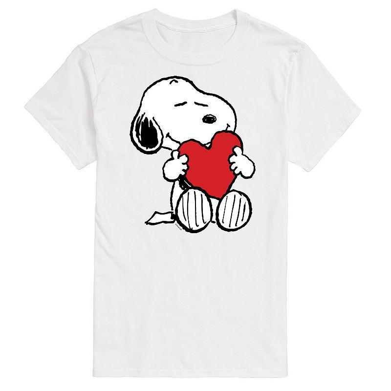 Mens Peanuts Valentines Hugging Tee Product Image