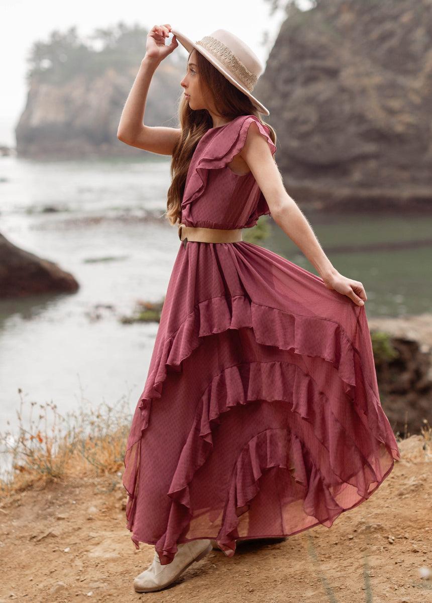 Sylviane Dress in Rosette Product Image