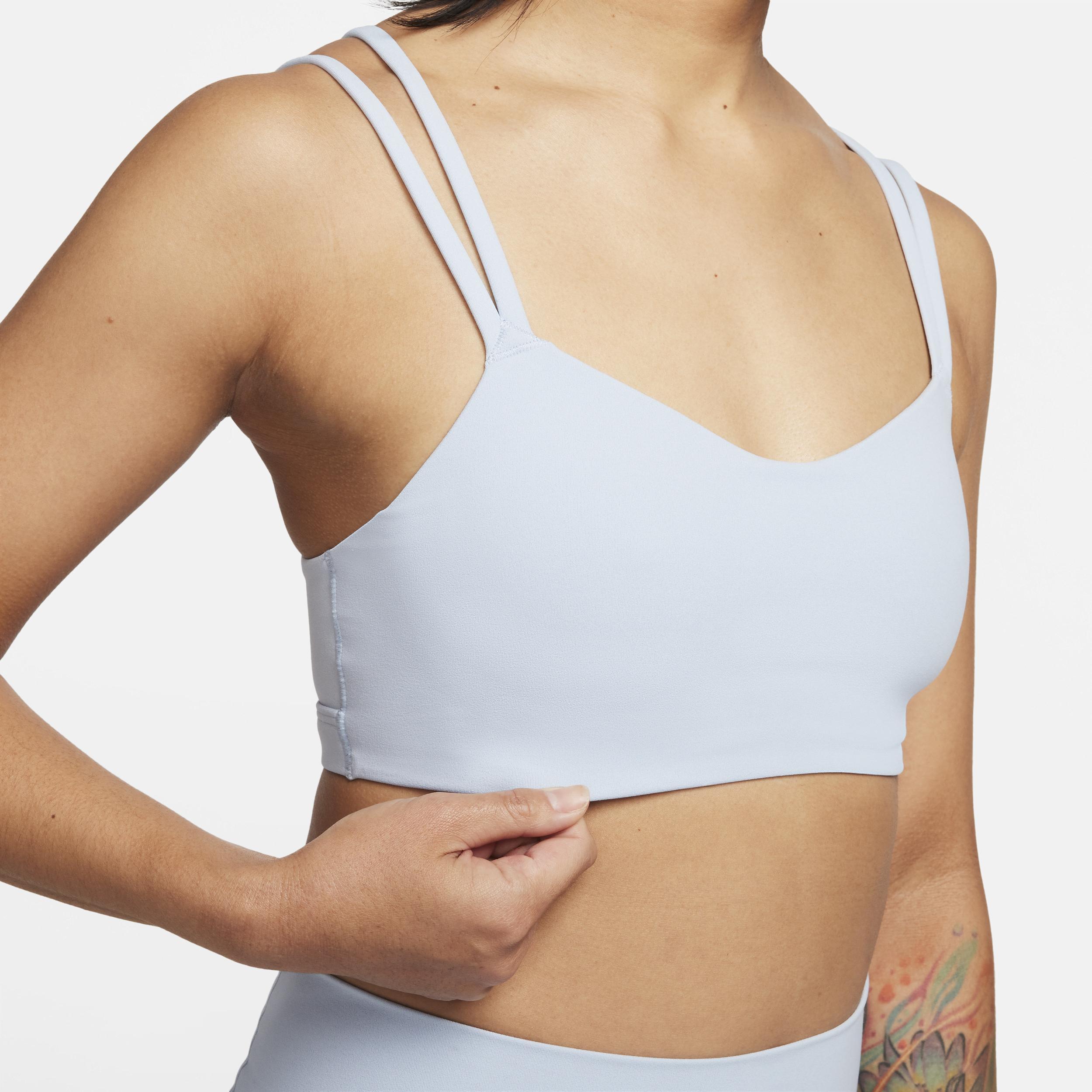 Nike Womens Zenvy Strappy Light-Support Padded Sports Bra Product Image