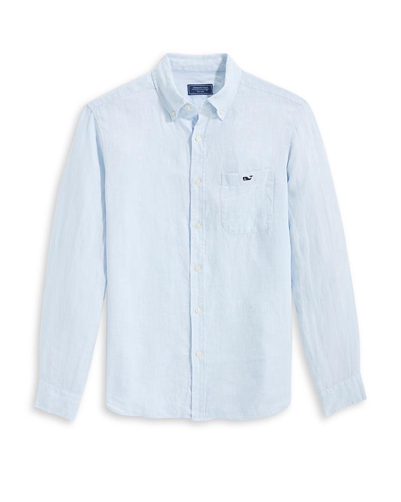 Vineyard Vines Solid Linen Shirt (Jake ) Men's Clothing Product Image