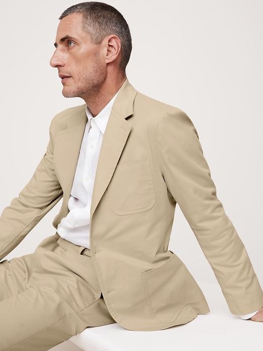 Italian Stretch-Chino Blazer Product Image