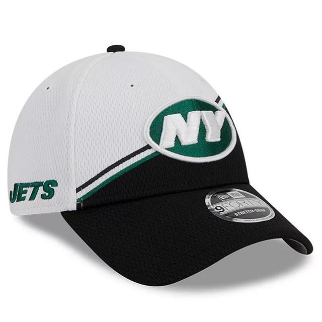 Mens New Era /Black New York Jets 2023 Sideline 9FORTY Adjustable Hat Product Image