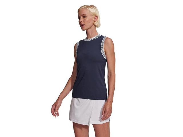 Varley Hessian Performance Tank Blue Night) Women's Clothing Product Image