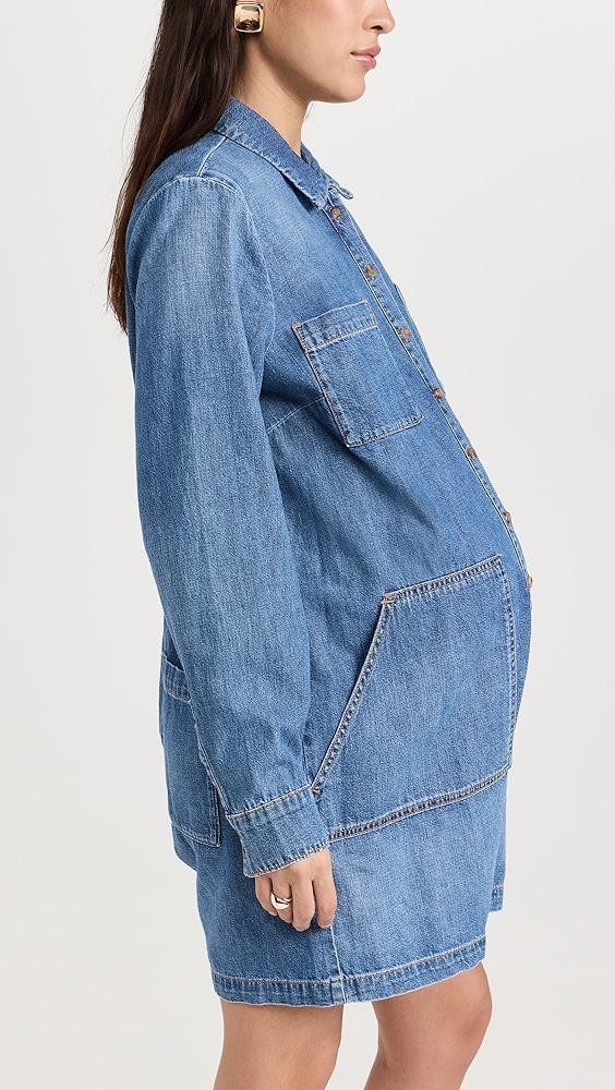 HATCH The Denim Utility Romper | Shopbop Product Image