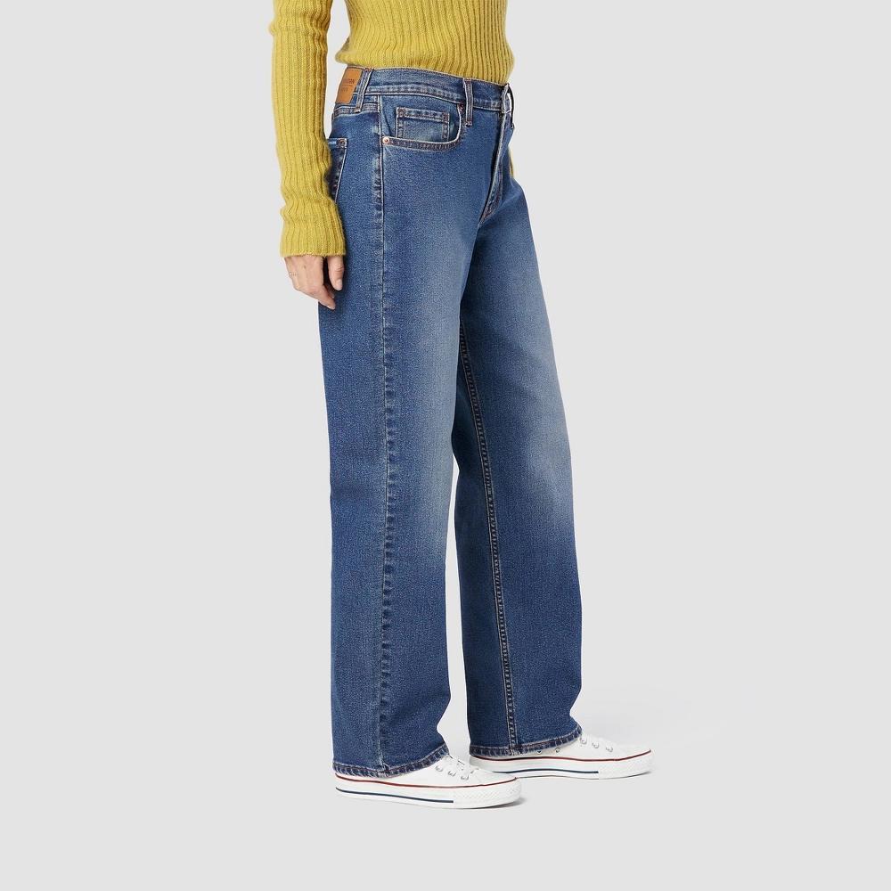 DENIZEN from Levis Womens Mid-Rise 90s Loose Straight Jeans - Meta Blue 6 Product Image