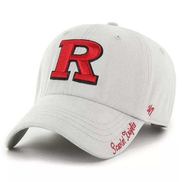 Womens 47 Gray Rutgers Scarlet Knights Miata Clean Up Adjustable Hat Product Image