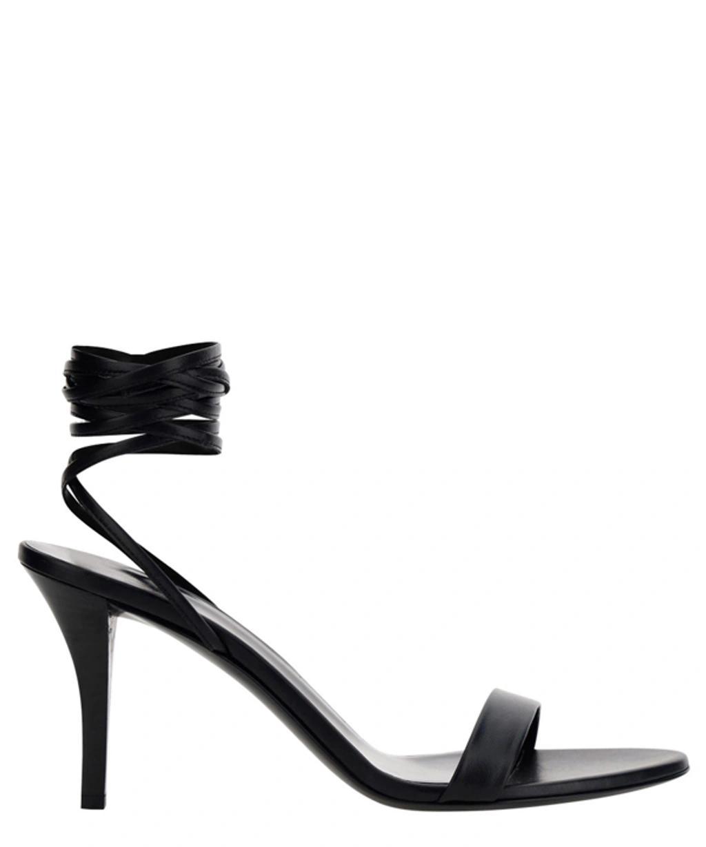 THE ROW Maud Heeled Sandals In Black Product Image