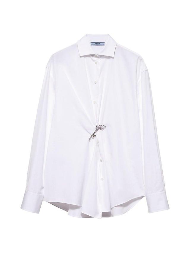 Womens Poplin Shirt Product Image