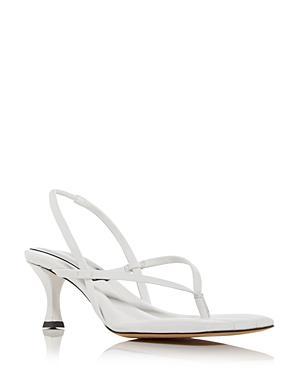 Proenza Schouler Womens Square Toe Thong Sandals Product Image