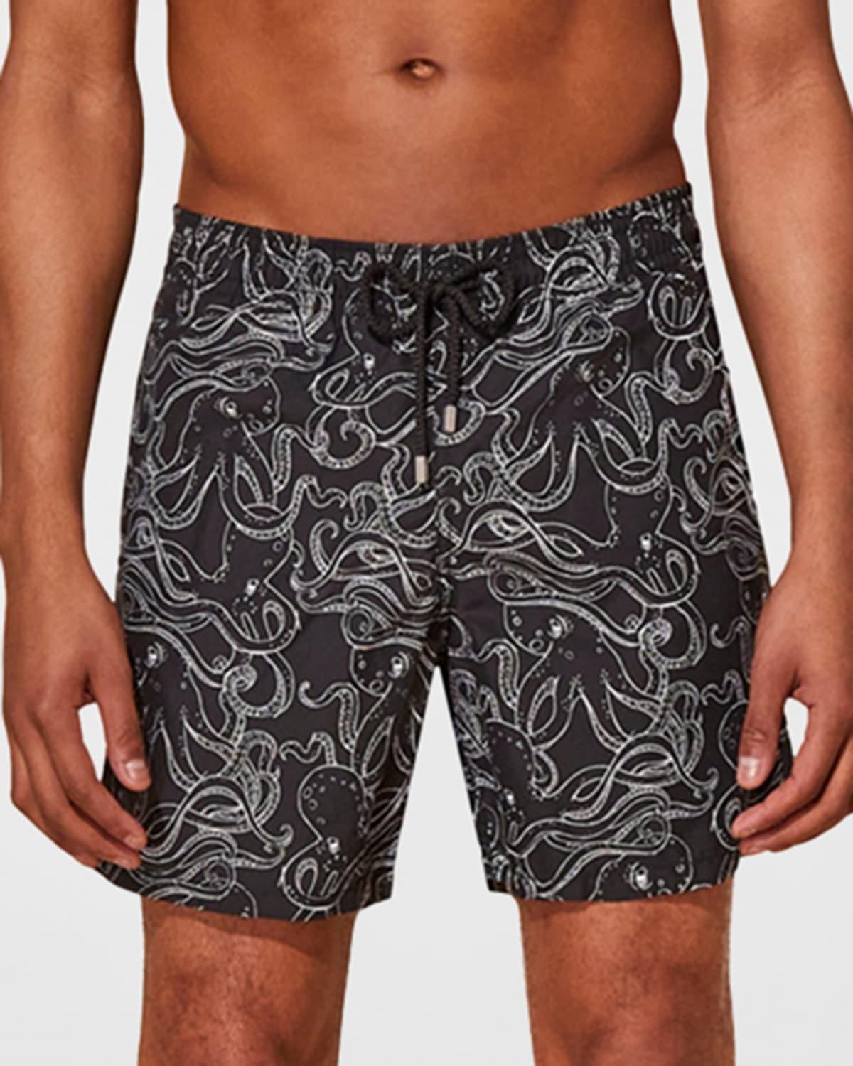 Mens Octopus-Print Swim Shorts Product Image