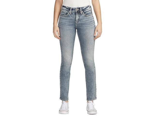 Silver Jeans Co. Suki Mid-Rise Straight Leg Jeans L93413ECF289 (Indigo) Women's Jeans Product Image