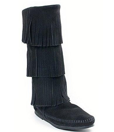 Minnetonka 3-Layer Fringe Boot Product Image