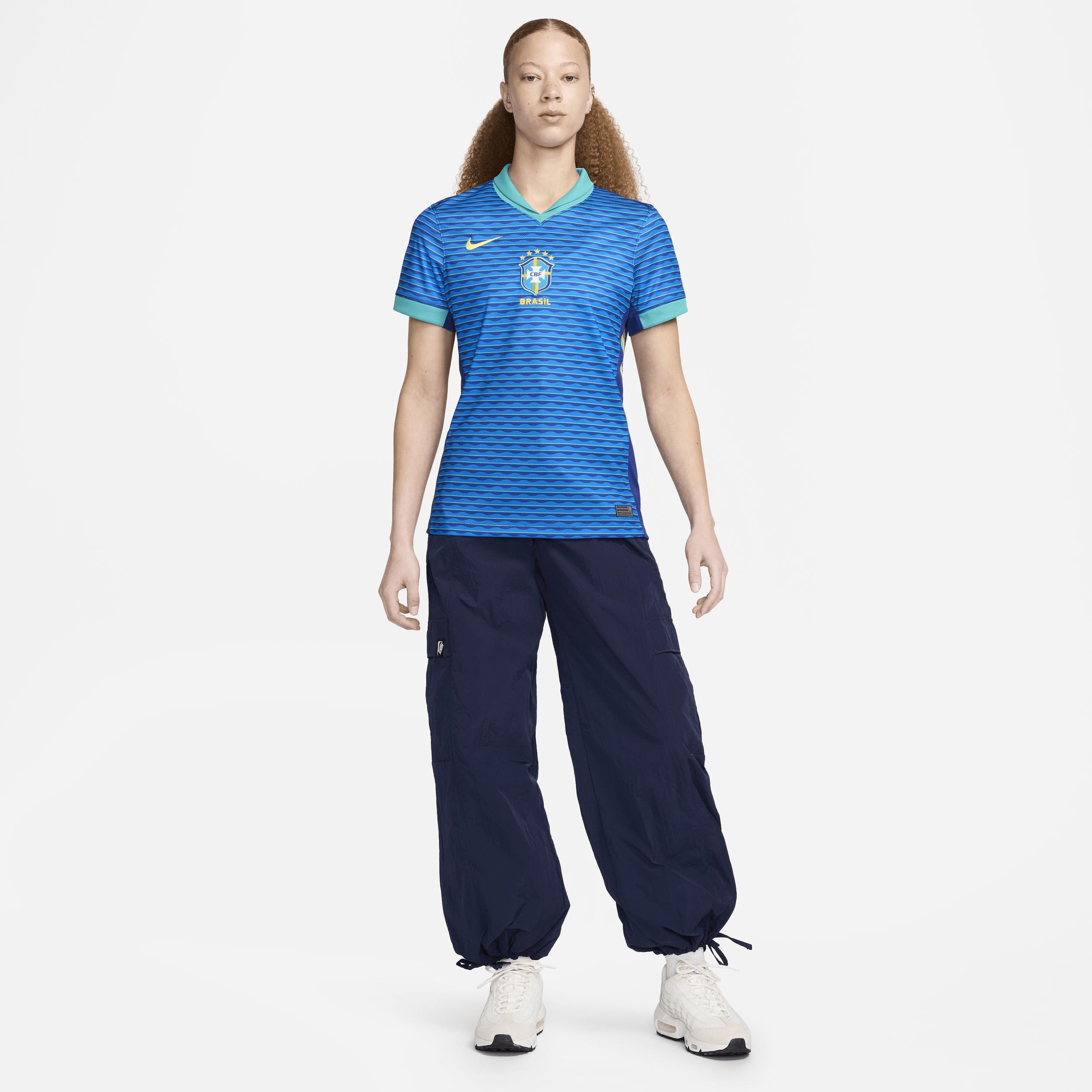 Brazil 2024 Stadium Away Nike Womens Dri-FIT Soccer Replica Jersey Product Image