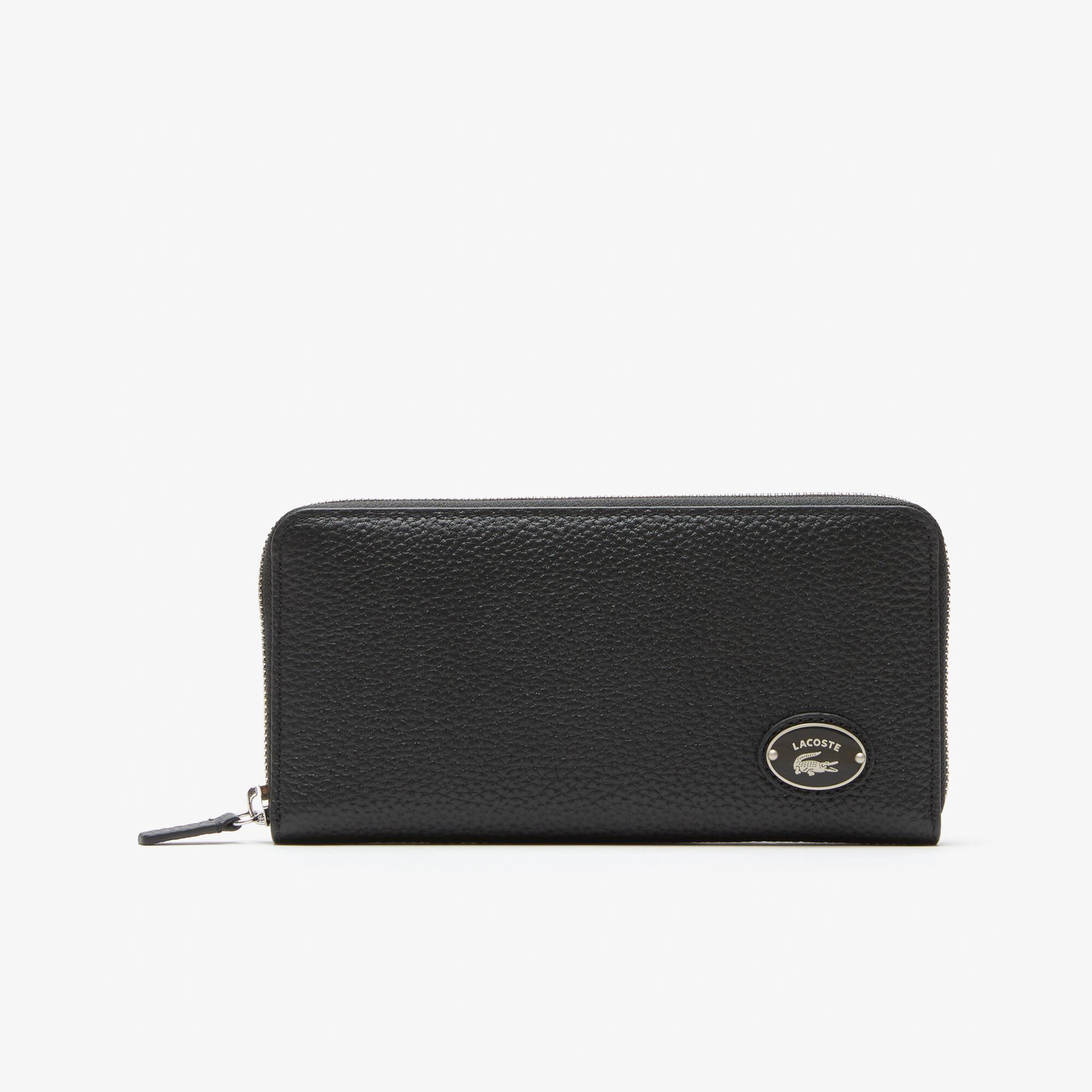 Women's Lacoste Metal Plate Zip Wallet Product Image