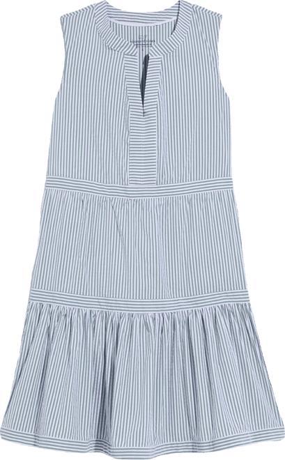 Harbor Seersucker Tiered Dress Product Image