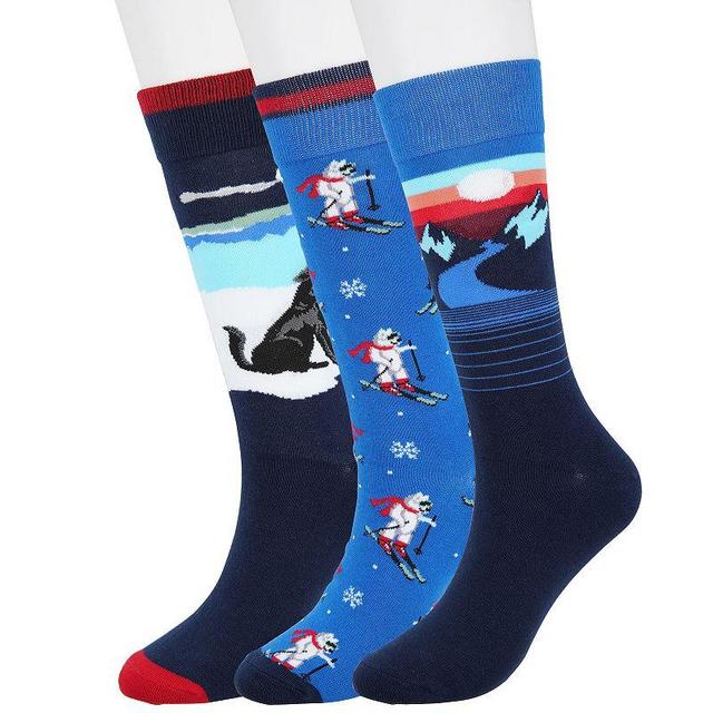 Mens Sonoma Goods For Life 3-pack Mixed Novelty Socks Product Image