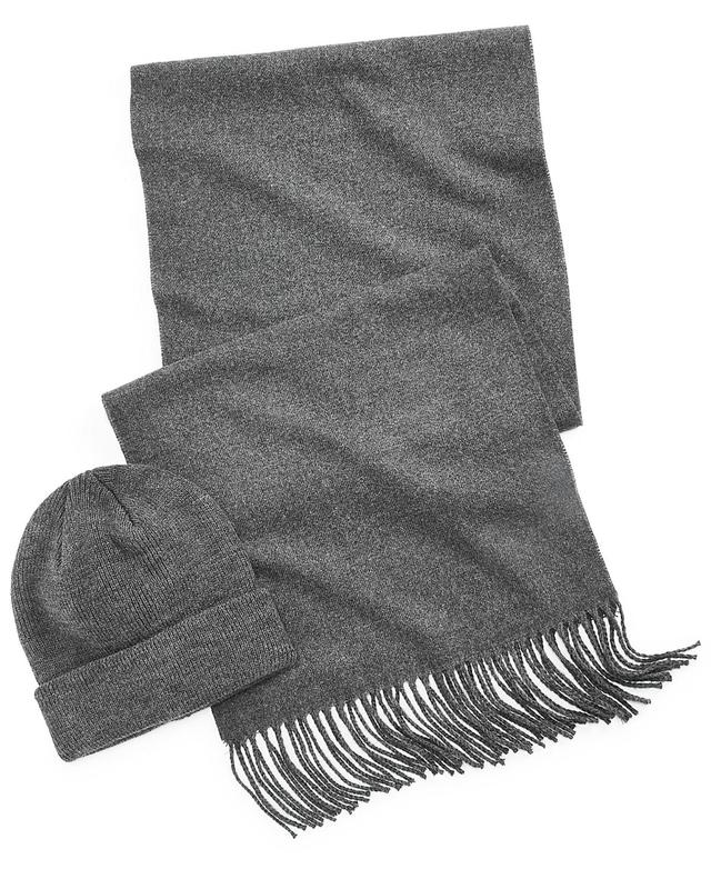 Club Room Mens Beanie & Scarf Set, Created for Macys Product Image