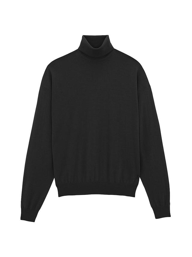 Womens Turtleneck Sweater In Wool Product Image