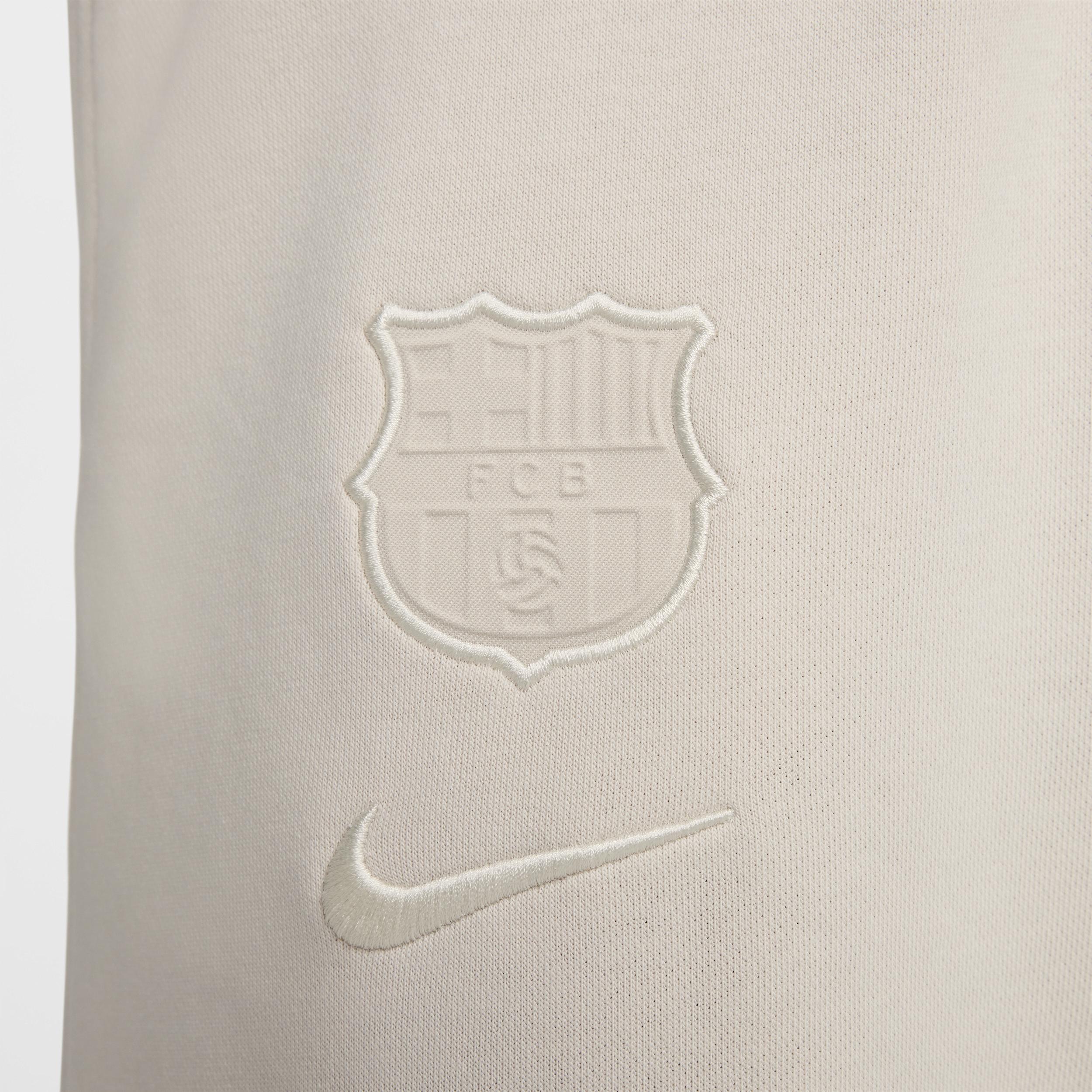 FC Barcelona Club Home Nike Mens Soccer French Terry Jogger Pantsin Product Image