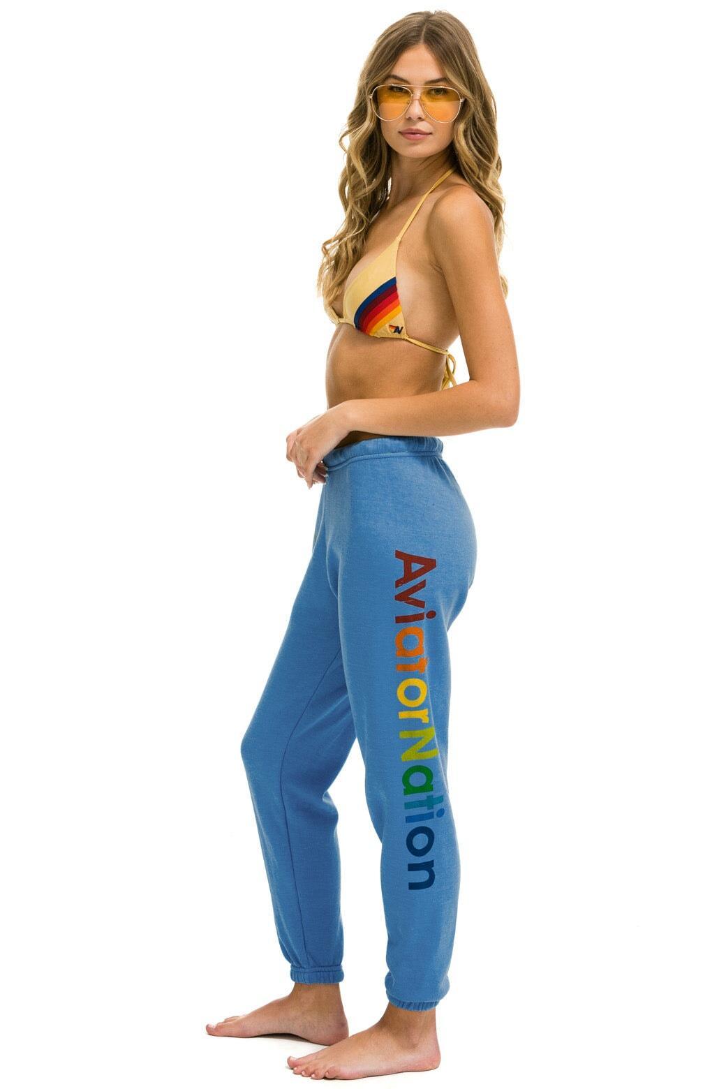 AVIATOR NATION  SWEATPANTS - COBALT Female Product Image