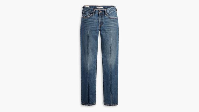 Middy Straight Pintuck Women's Jeans Product Image